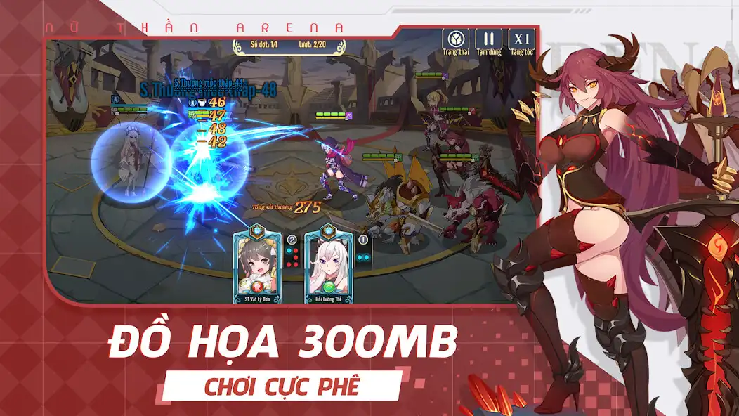 Play Nữ Thần Arena as an online game Nữ Thần Arena with UptoPlay