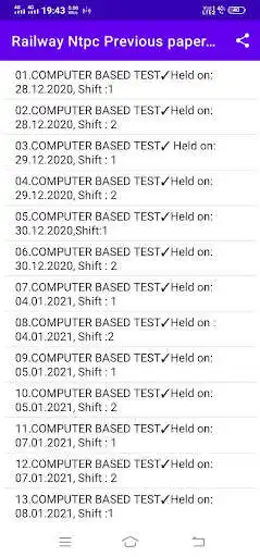Play NTPC Previous Paper 2021 Hindi  and enjoy NTPC Previous Paper 2021 Hindi with UptoPlay