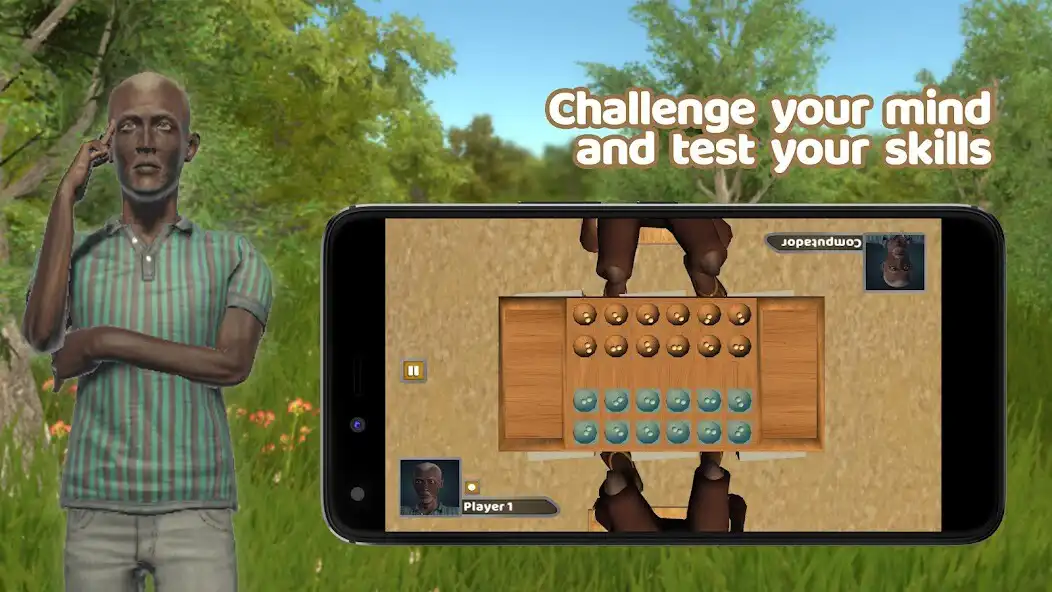 Play Ntxuva - The African Chess as an online game Ntxuva - The African Chess with UptoPlay
