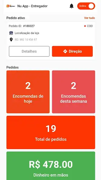 Play Nu App - Entregador as an online game Nu App - Entregador with UptoPlay