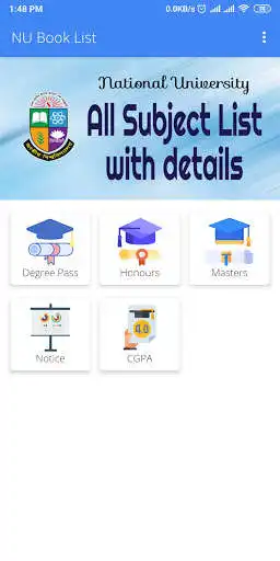 Play NU Book List as an online game NU Book List with UptoPlay