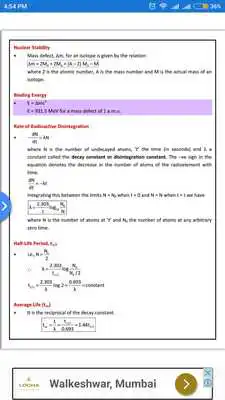 Play NUCLEAR CHEMISTRY FORMULA EBOOK
