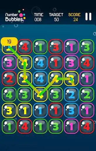 Play Number Bubbles as an online game Number Bubbles with UptoPlay