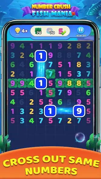 Play Number Crush - Fish Mania  and enjoy Number Crush - Fish Mania with UptoPlay