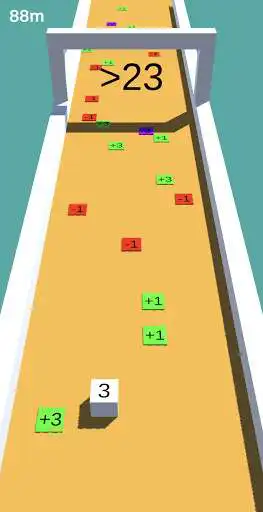 Play Number Cube: 3D puzzle game as an online game Number Cube: 3D puzzle game with UptoPlay