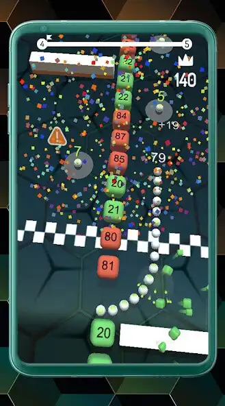 Play Numbered Rolling Snakes as an online game Numbered Rolling Snakes with UptoPlay