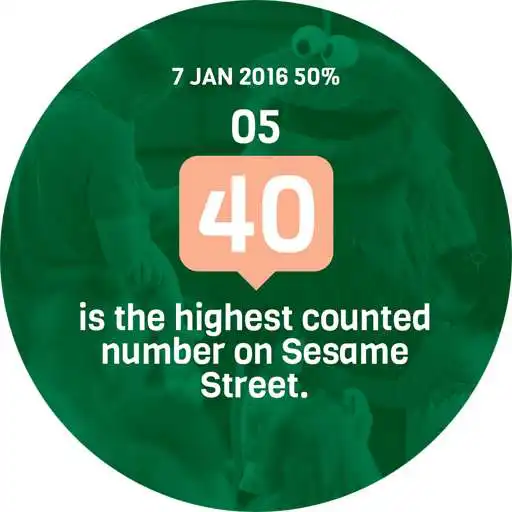 Free play online Number Facts Watch Face  APK