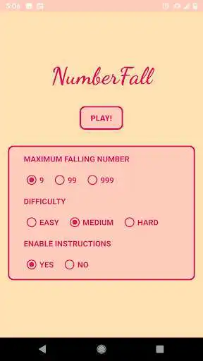 Play NumberFall - Addition Math Game for Kids  and enjoy NumberFall - Addition Math Game for Kids with UptoPlay