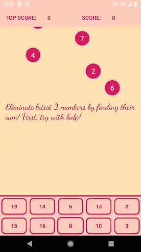 Play NumberFall - Addition Math Game for Kids as an online game NumberFall - Addition Math Game for Kids with UptoPlay