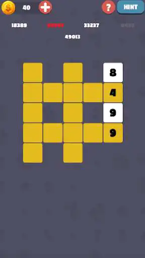 Play Number Fill Puzzle as an online game Number Fill Puzzle with UptoPlay