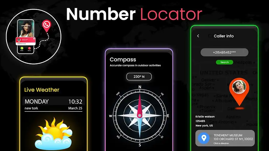 Play Number Locator - Live Location  and enjoy Number Locator - Live Location with UptoPlay