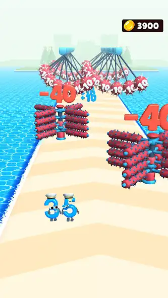 Play Number Master: Merge 3D Run as an online game Number Master: Merge 3D Run with UptoPlay