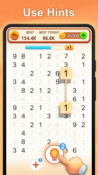Play Number Match - Brain Game as an online game Number Match - Brain Game with UptoPlay