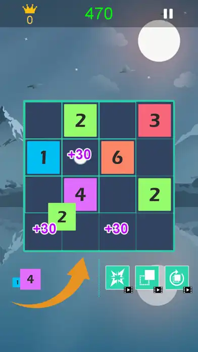 Play Number Merge - Block puzzle as an online game Number Merge - Block puzzle with UptoPlay