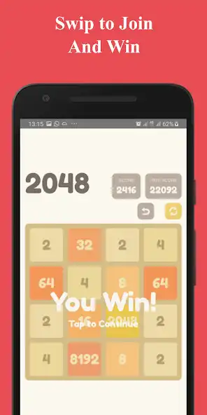 Play Number Puzzle: 2048 as an online game Number Puzzle: 2048 with UptoPlay
