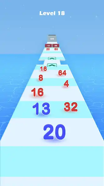 Play Number Run: Merge Master as an online game Number Run: Merge Master with UptoPlay