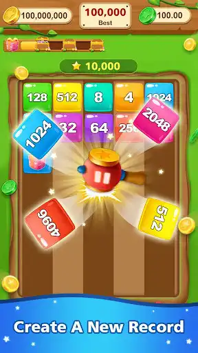 Play Number Shooter - block merge as an online game Number Shooter - block merge with UptoPlay