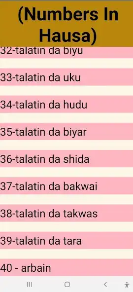 Play Numbers In Hausa as an online game Numbers In Hausa with UptoPlay