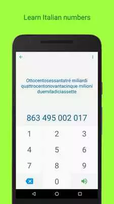 Play Numbers in Italian