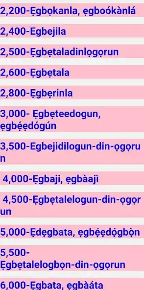 Play Numbers In Yoruba(1-20,000) as an online game Numbers In Yoruba(1-20,000) with UptoPlay