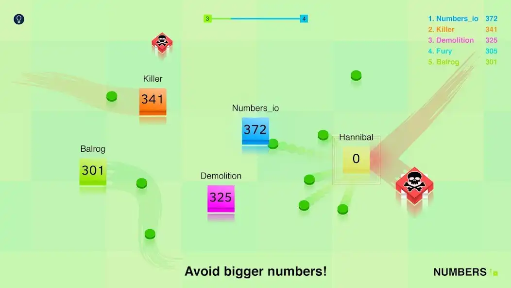 Play Numbers.io as an online game Numbers.io with UptoPlay
