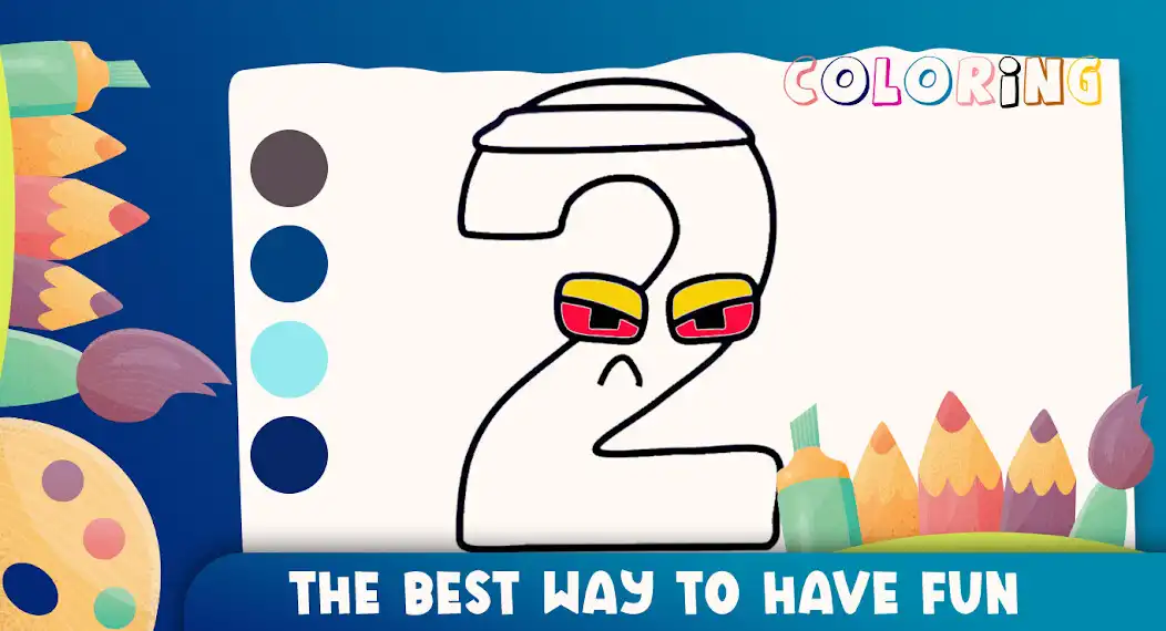 Play Numbers lore - Coloring Page  and enjoy Numbers lore - Coloring Page with UptoPlay