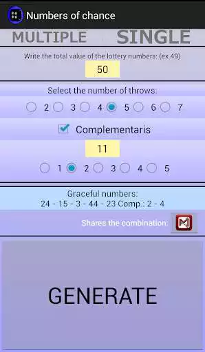 Play Numbers of chance  and enjoy Numbers of chance with UptoPlay