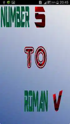 Play Number To Roman