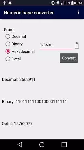 Play Numeric Base Converter as an online game Numeric Base Converter with UptoPlay