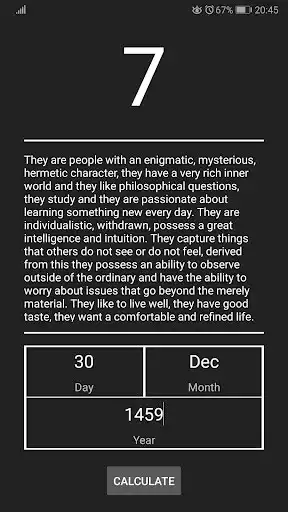Play Numerology Calculator