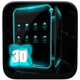 Free play online Numinous Cyan Iconpack & Next  APK