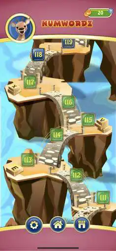 Play Num Wordz Puzzle Game  and enjoy Num Wordz Puzzle Game with UptoPlay