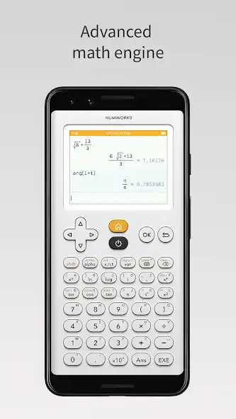 Play NumWorks Graphing Calculator  and enjoy NumWorks Graphing Calculator with UptoPlay