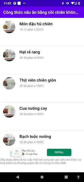 Play Nấu ăn với nồi chiên không dầu  and enjoy Nấu ăn với nồi chiên không dầu with UptoPlay