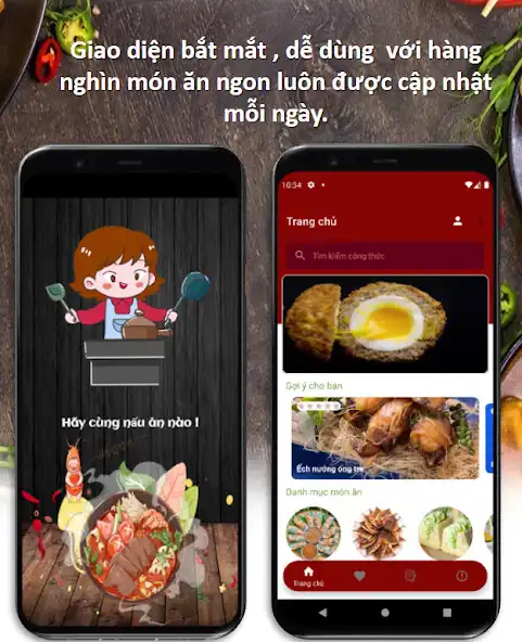 Play Nấu ăn với Video + công thức  and enjoy Nấu ăn với Video + công thức with UptoPlay