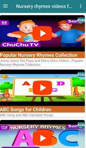 Play Nursery rhymes videos for kids  and enjoy Nursery rhymes videos for kids with UptoPlay