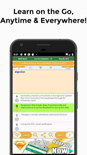 Play Nursing Assistant Exam Prep Flashcards & Quiz as an online game Nursing Assistant Exam Prep Flashcards & Quiz with UptoPlay