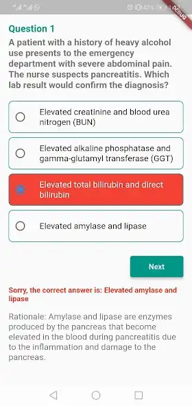 Play Nursing Exam with Rationale as an online game Nursing Exam with Rationale with UptoPlay