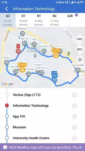 Play NUS NextBus as an online game NUS NextBus with UptoPlay