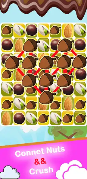 Play Nut Connect and Crush 2D Game as an online game Nut Connect and Crush 2D Game with UptoPlay