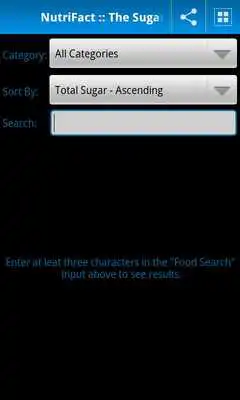Play NutriFact :: Sugar Play NutriFact :: Sugar