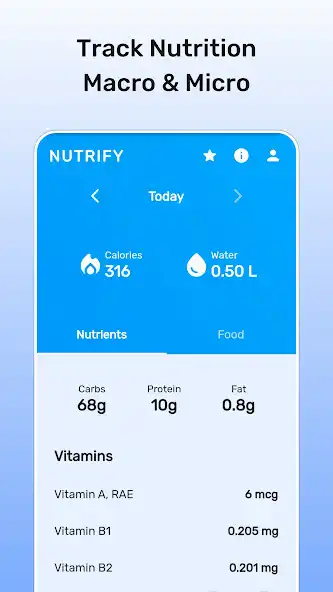 Play Nutrify - Nutrition Tracker  and enjoy Nutrify - Nutrition Tracker with UptoPlay