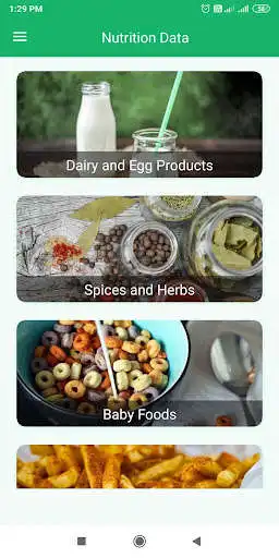 Play Nutrition Data - Food Calorie as an online game Nutrition Data - Food Calorie with UptoPlay