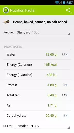 Play Nutrition Facts