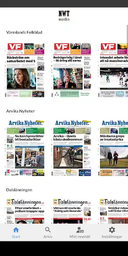 Play NWT Media E-tidningar  and enjoy NWT Media E-tidningar with UptoPlay
