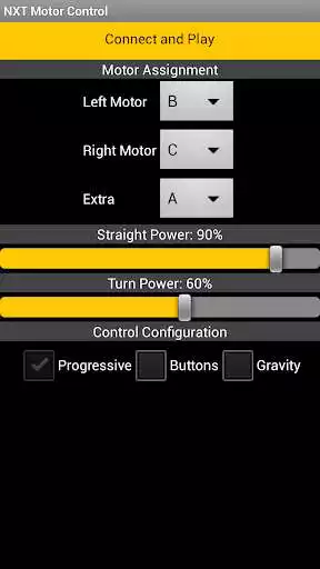 Play APK NXT Remote Motor Control  and enjoy NXT Remote Motor Control with UptoPlay es.optadroid.NXTcontrol