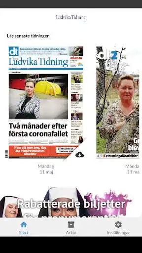 Play Nya Ludvika Tidning e-tidning  and enjoy Nya Ludvika Tidning e-tidning with UptoPlay