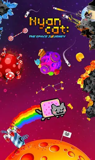 Play Nyan Cat: The Space Journey  and enjoy Nyan Cat: The Space Journey with UptoPlay