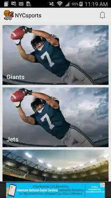 Play NYC sports: Pro Games  Scores