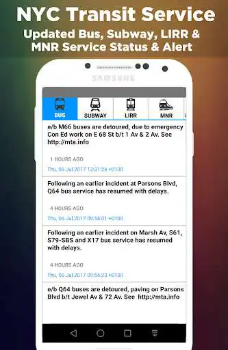 Play NYC Transit: Service Status  News
